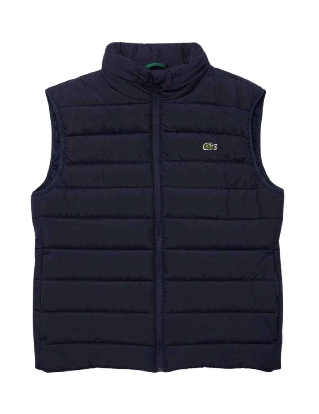 Chaleco Lacoste con capucha de hombre-b