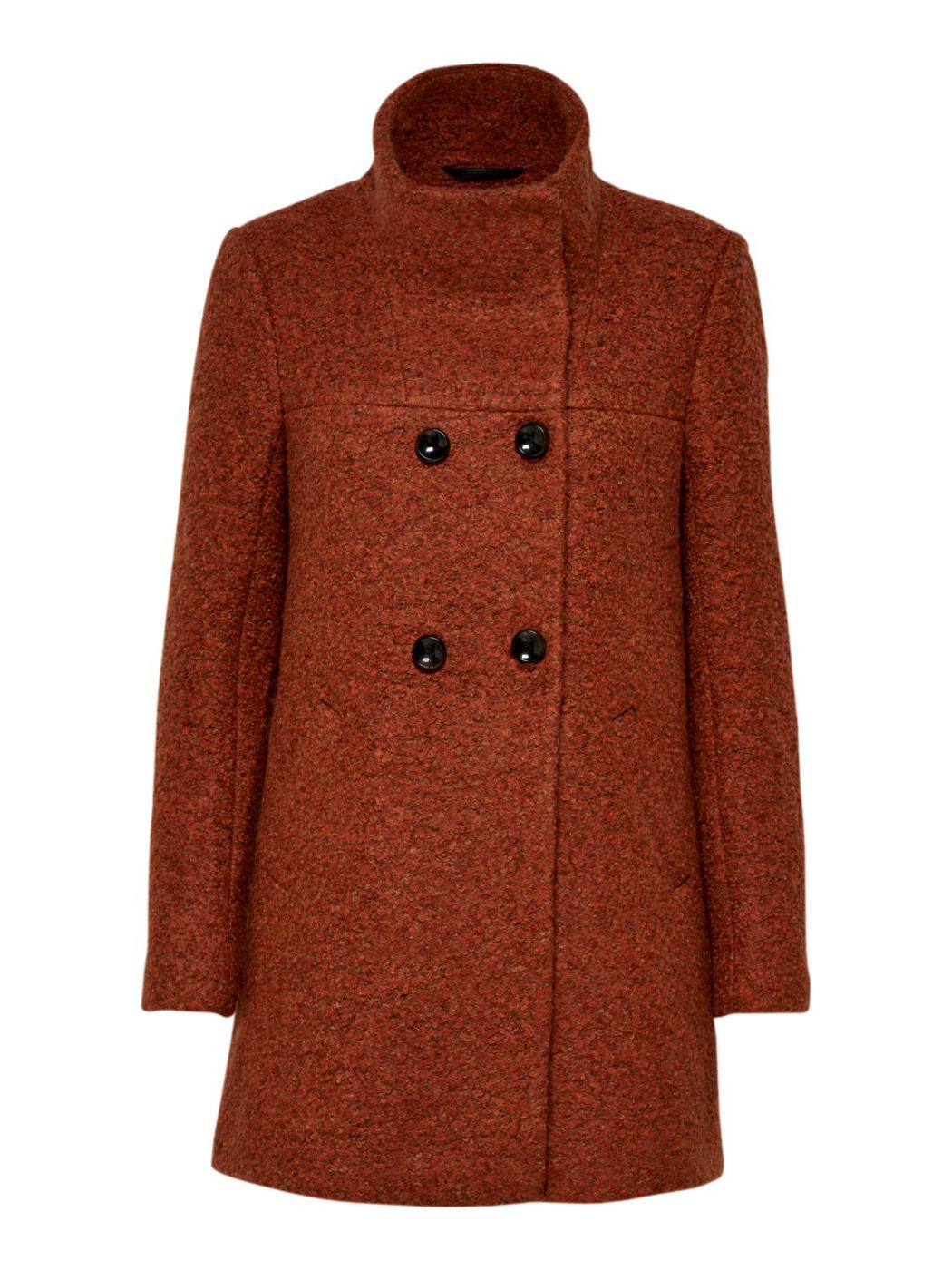 ONLSOPHIA WOOL  BOUCLE COAT GINGER-V