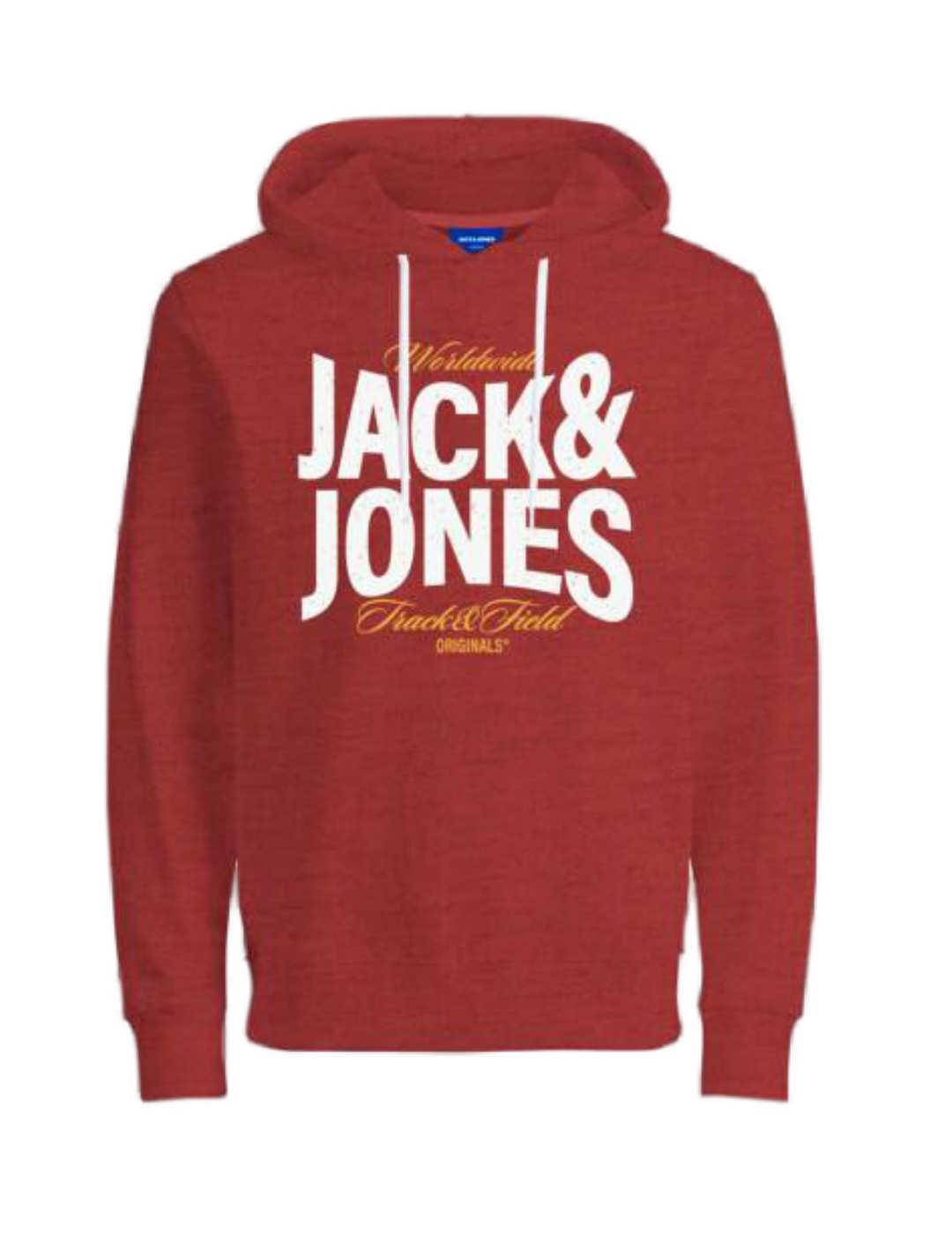 Sudadera Jack&Jones Mel salmon para hombre-b