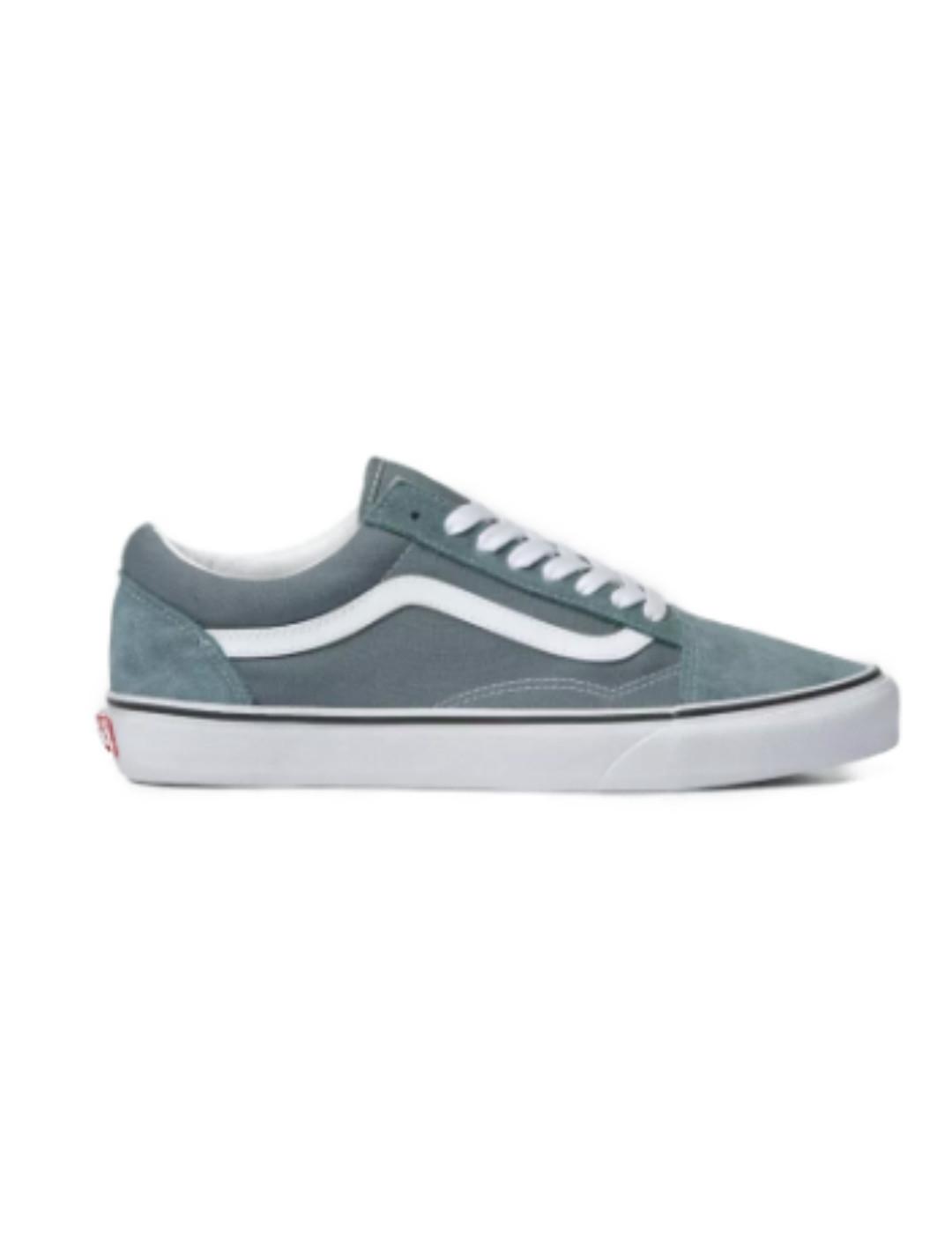 Zapatillas Vans Old Skool azules de mujer-b