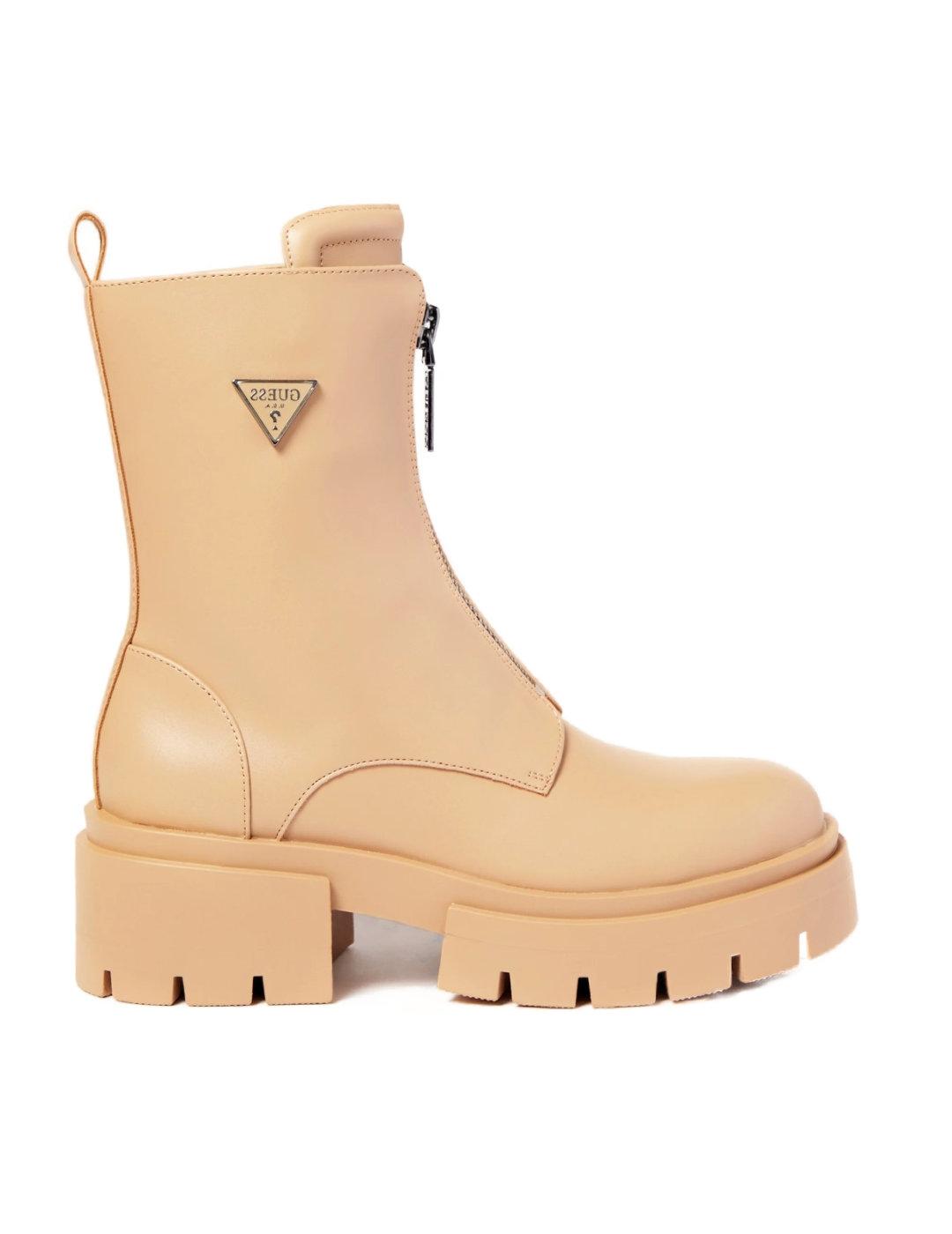 Botas Guess Leila beige para mujer -b