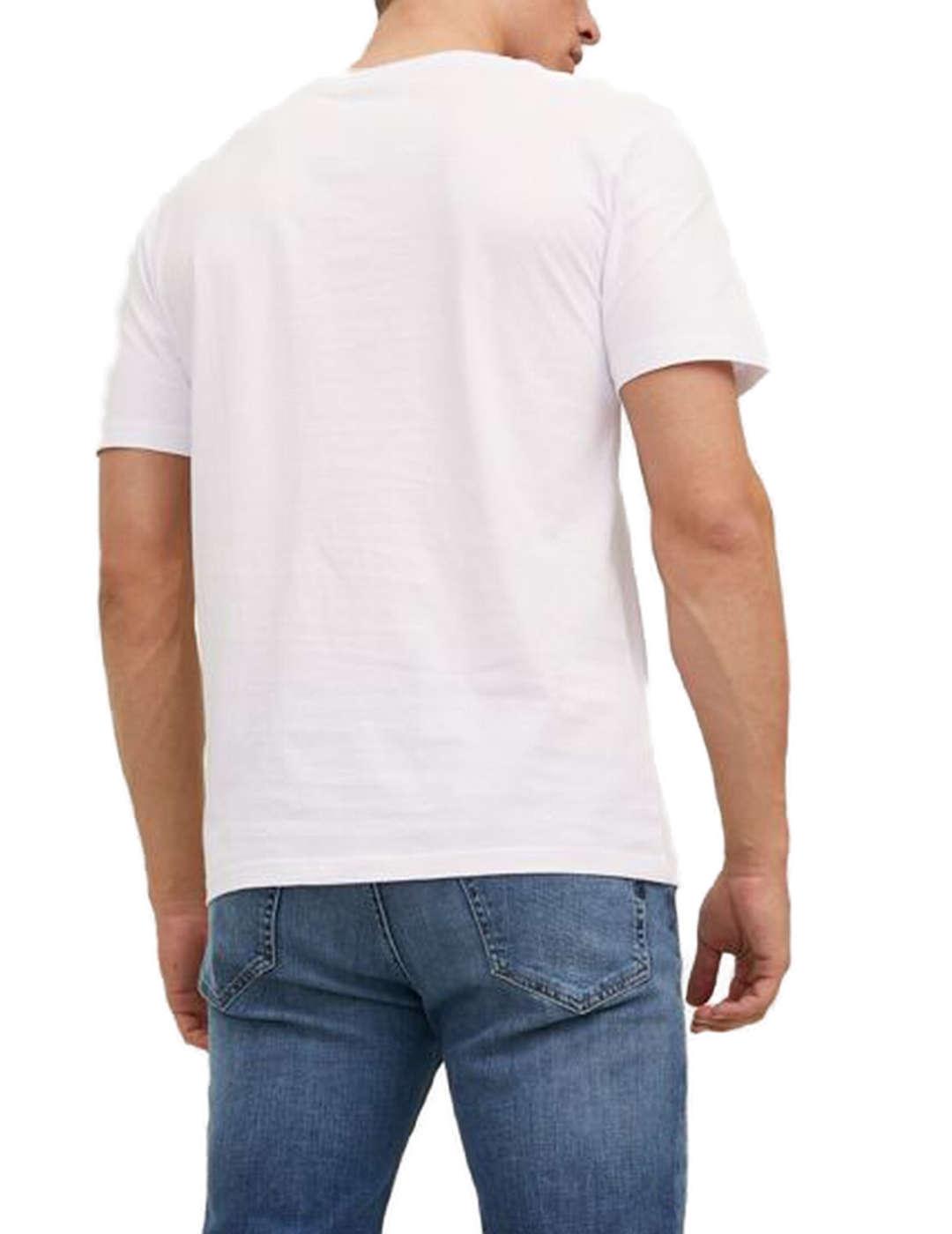 Camiseta Jack&Jones Outside blanco para hombre-b