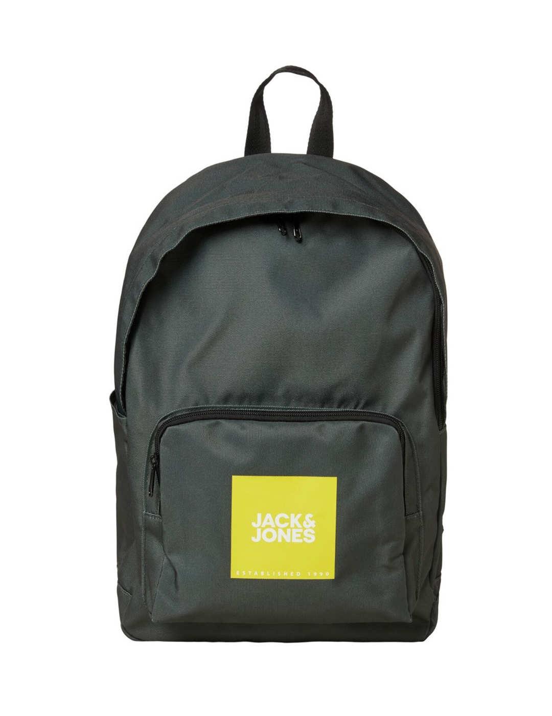 Mochila Jack&Jones Back verde para hombre -b