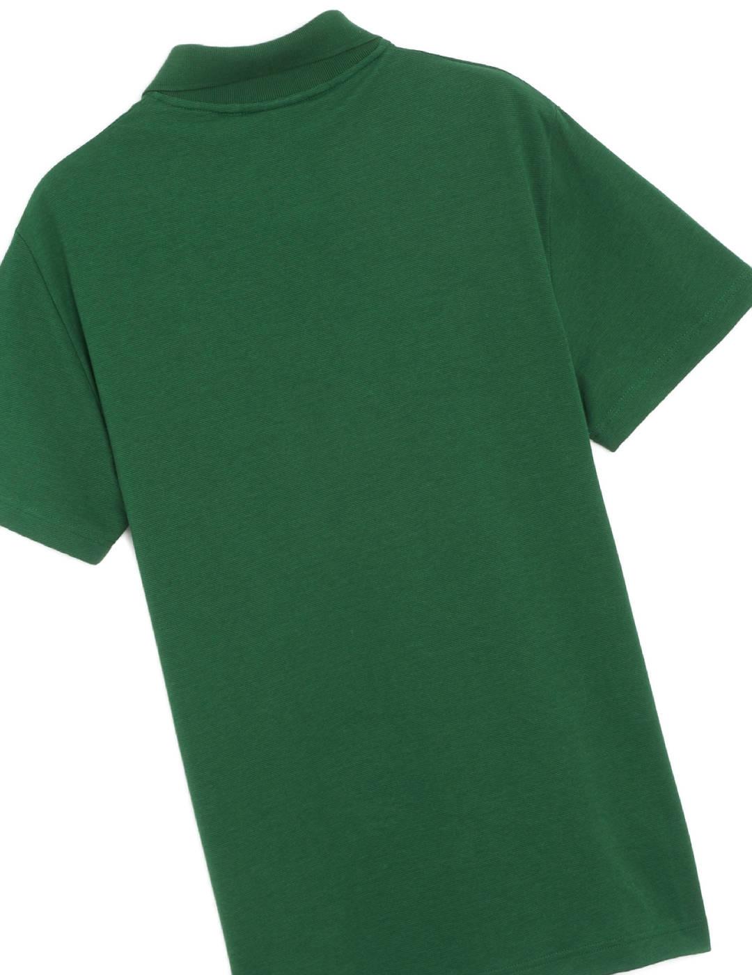 Polo Lacoste verde de hombre-b