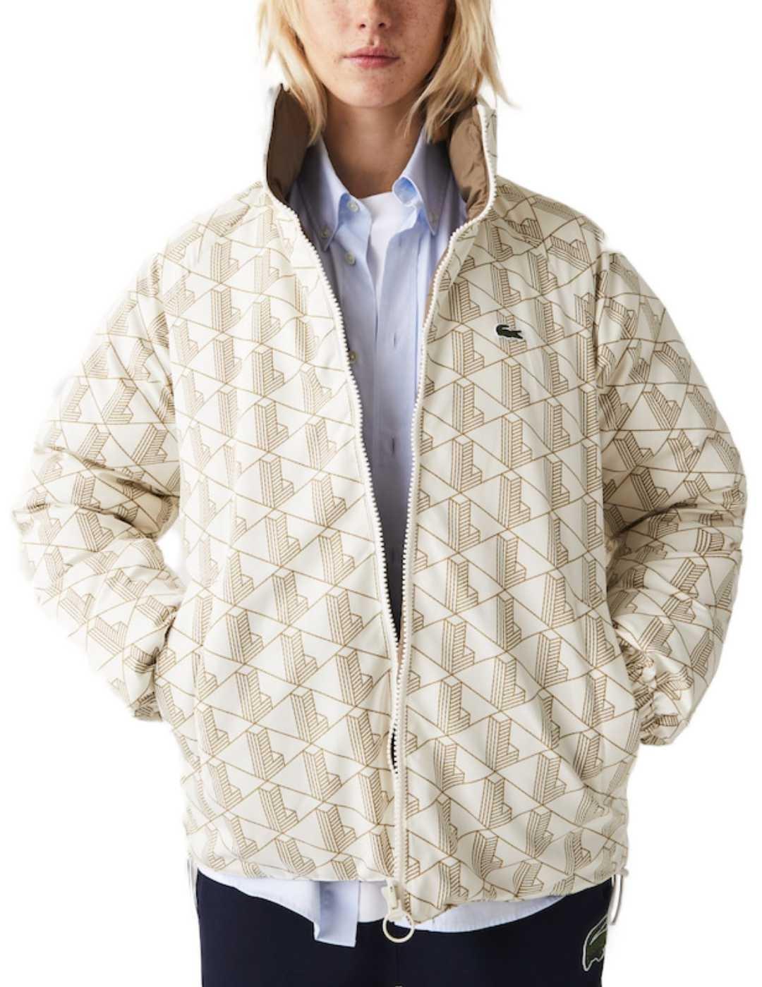 Chaqueta Lacoste beige de hombre-b