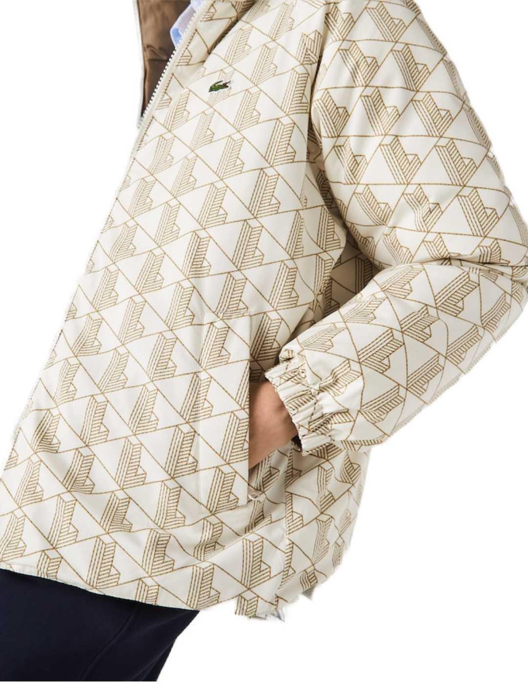 Chaqueta Lacoste beige de hombre-b