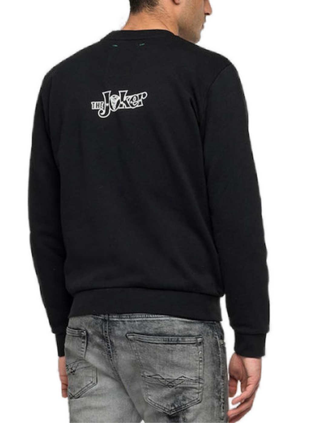 Sudadera Replay Joker negro para hombre-z