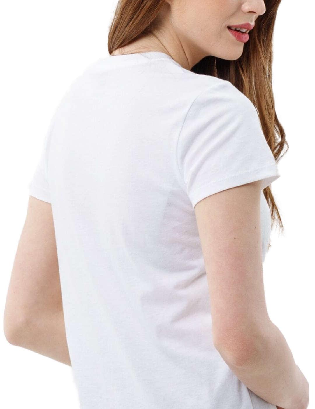 Camiseta levis logo 84r blanca manga corta mujer-
