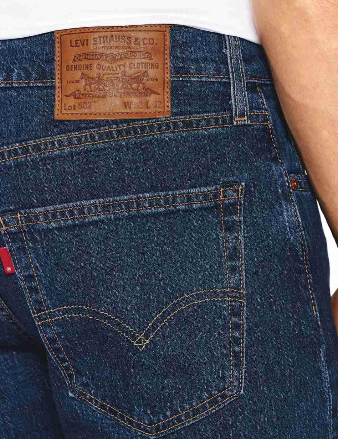 Vaquero Levis 502 Taper Stromy azul para hombre -a