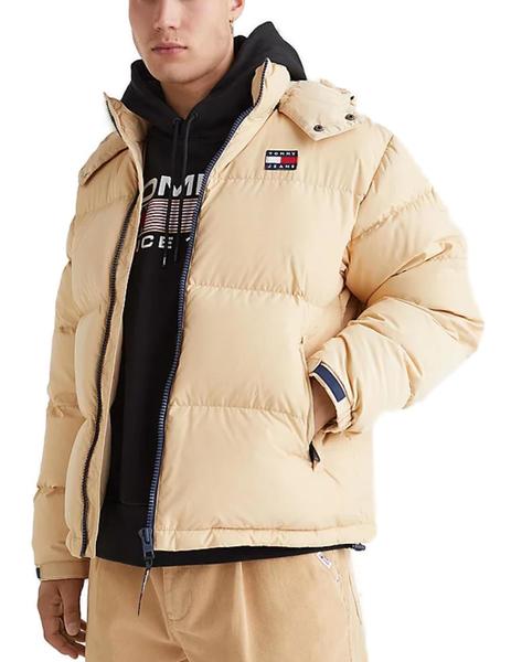 Plumas Tommy Jeans alaska beige de hombre-b