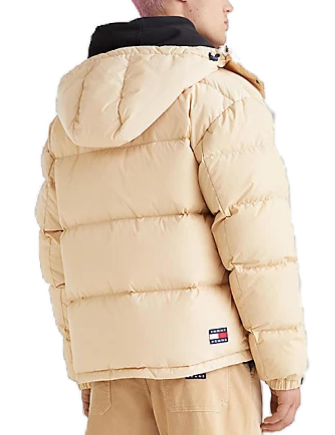Plumas Tommy Jeans alaska beige de hombre-b