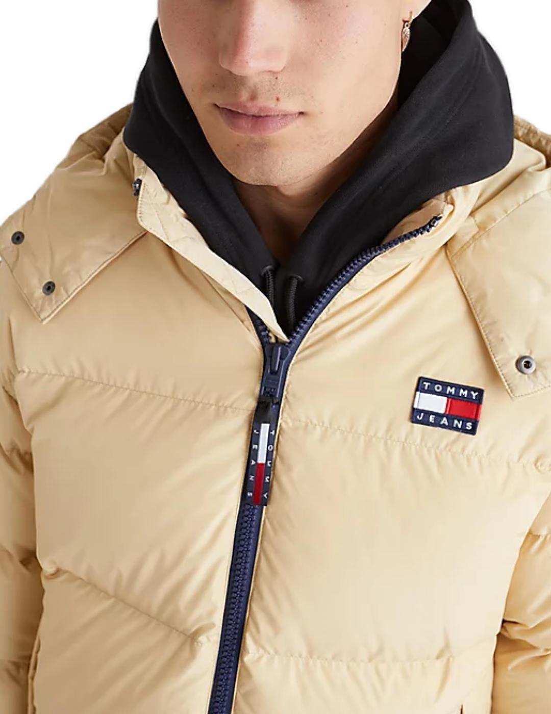 Plumas Tommy Jeans alaska beige de hombre-b