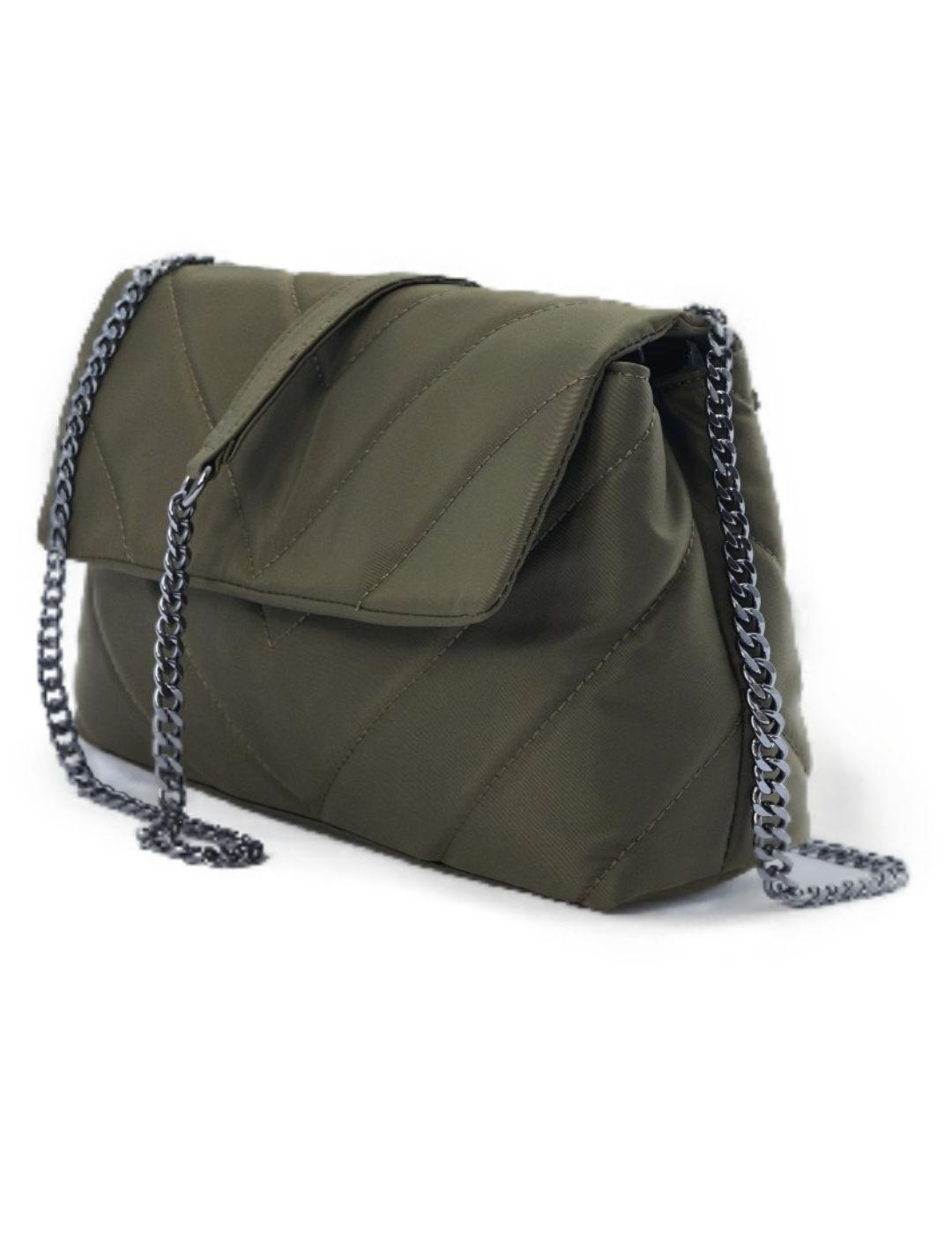 Bolso Salsa acolchado verde de mujer-b