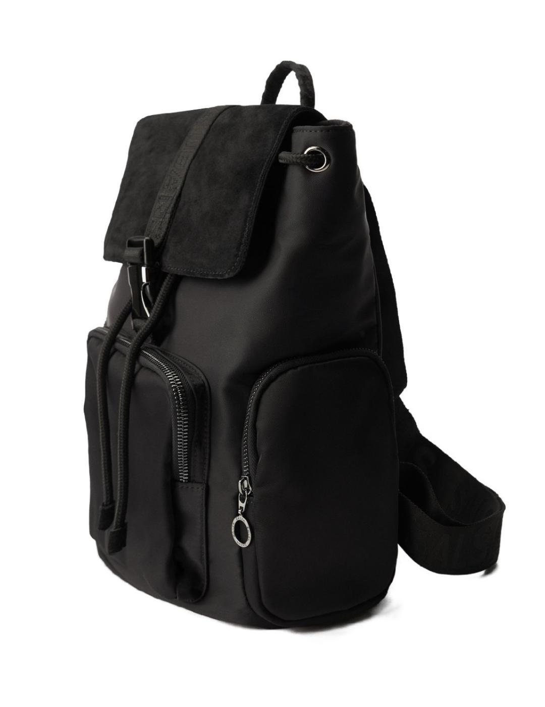 Mochila Salsa Belaya nylon negra mujer-b