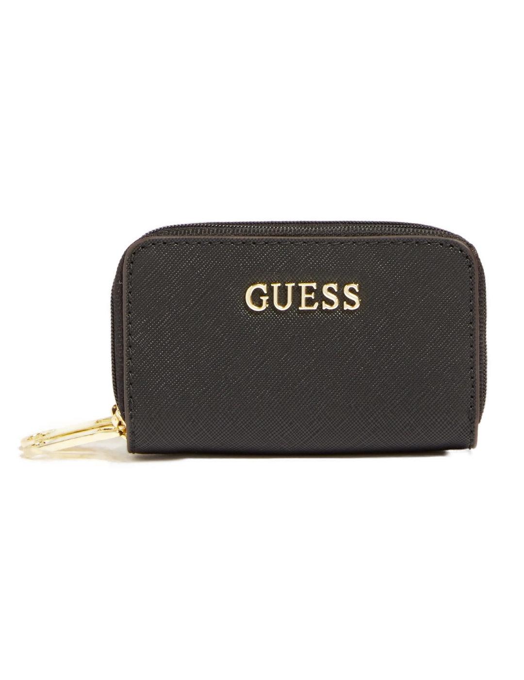 Monedero Guess Vanille negro para mujer -b