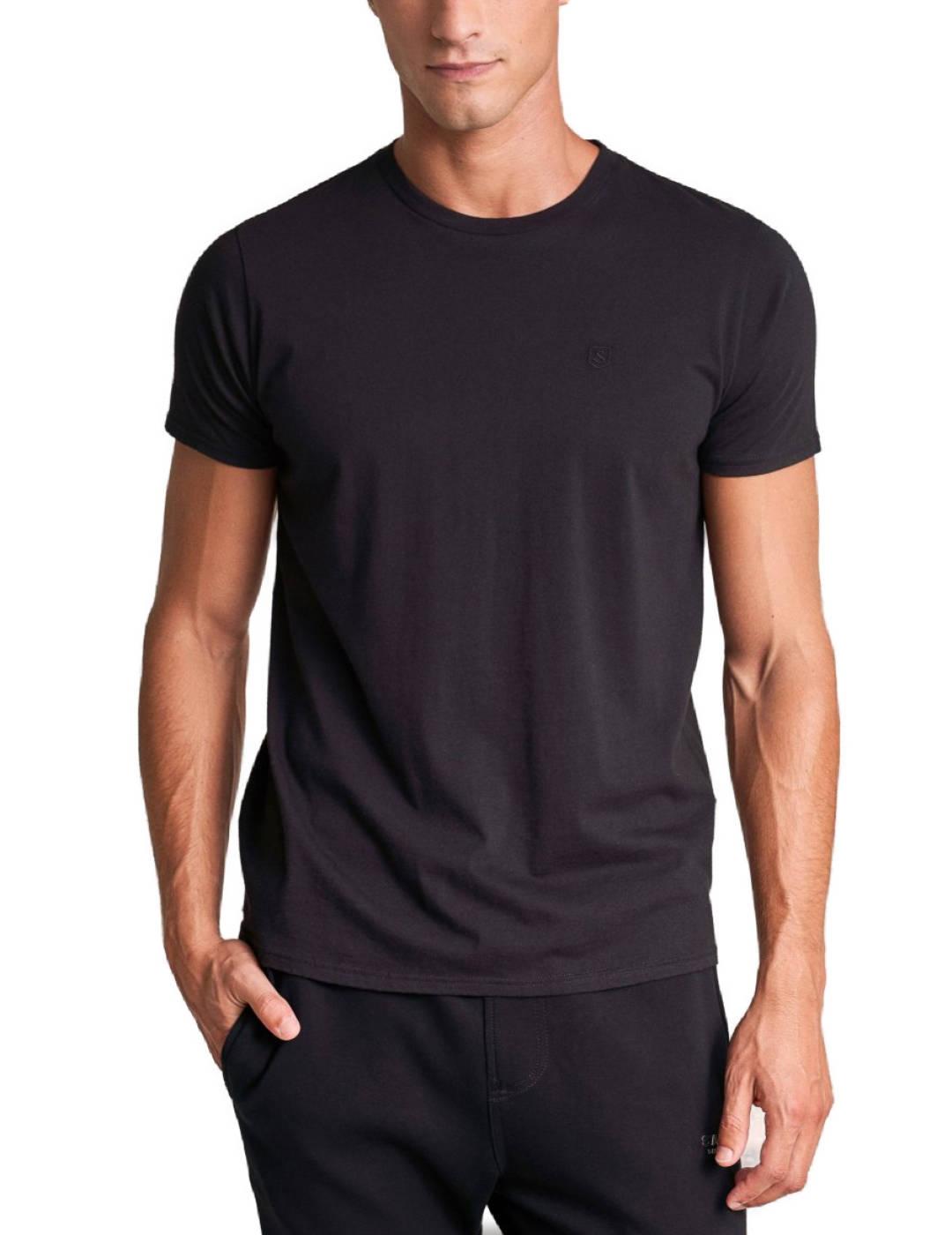 Pack de 2 camisetas Salsa gris y negro de hombre-a