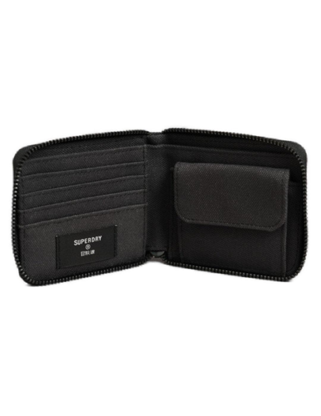 Cartera Superdry Classic negro para hombre-b