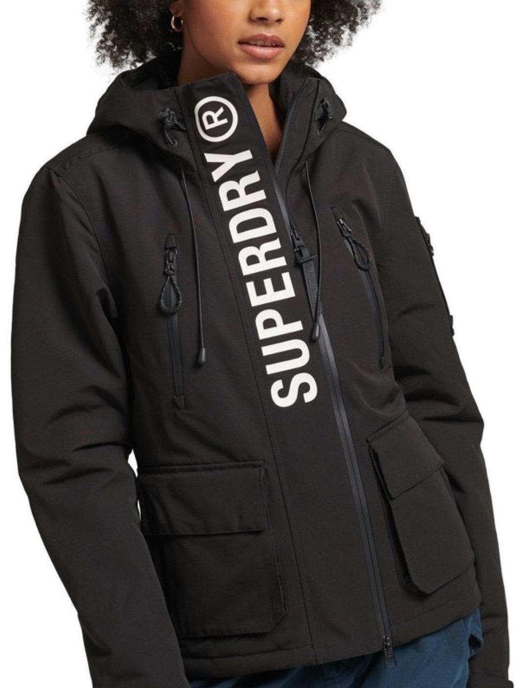 Chaqueta Superdry Ultimate negro para mujer-b