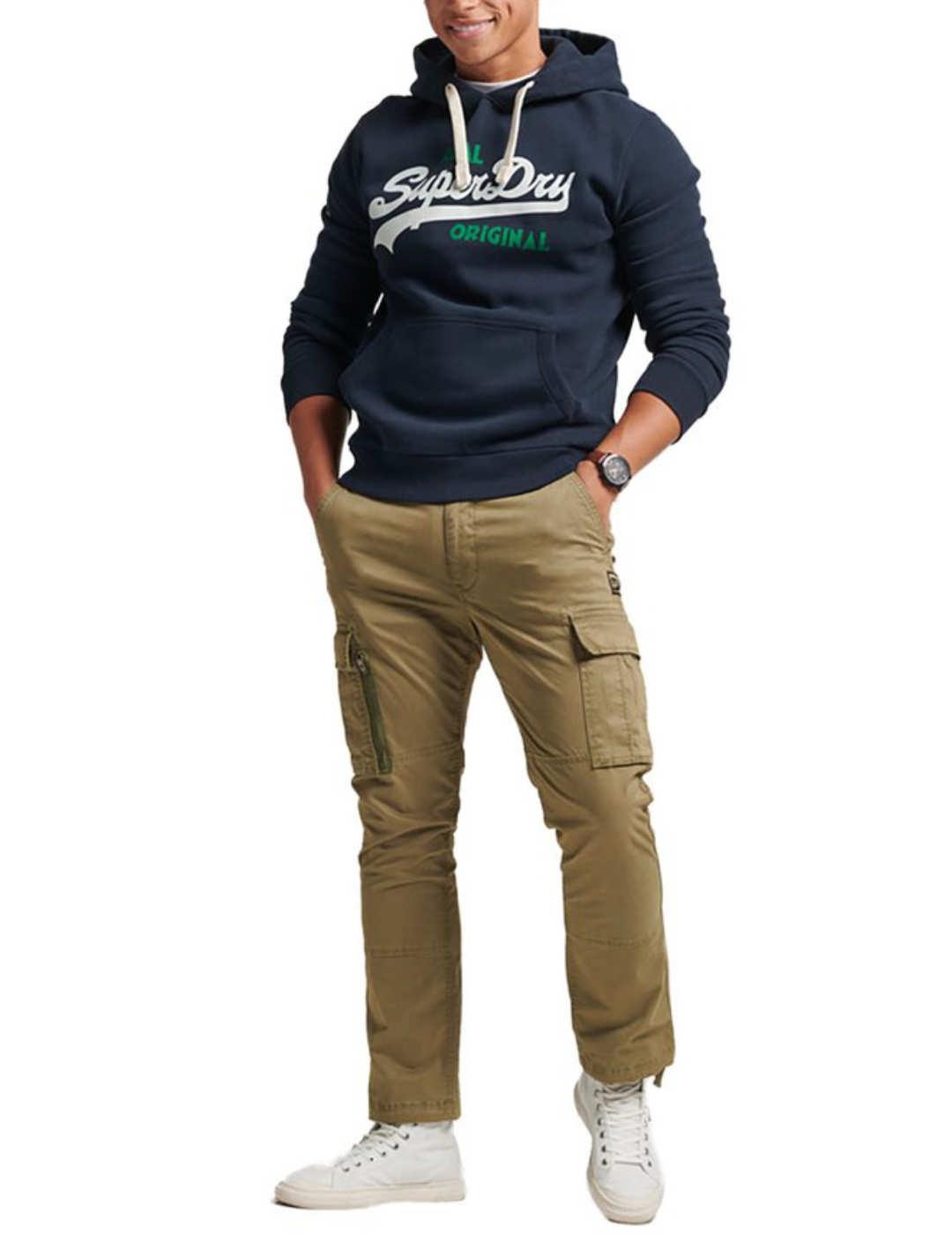 Sudadera Superdry Vintage logo capucha de hombre-b