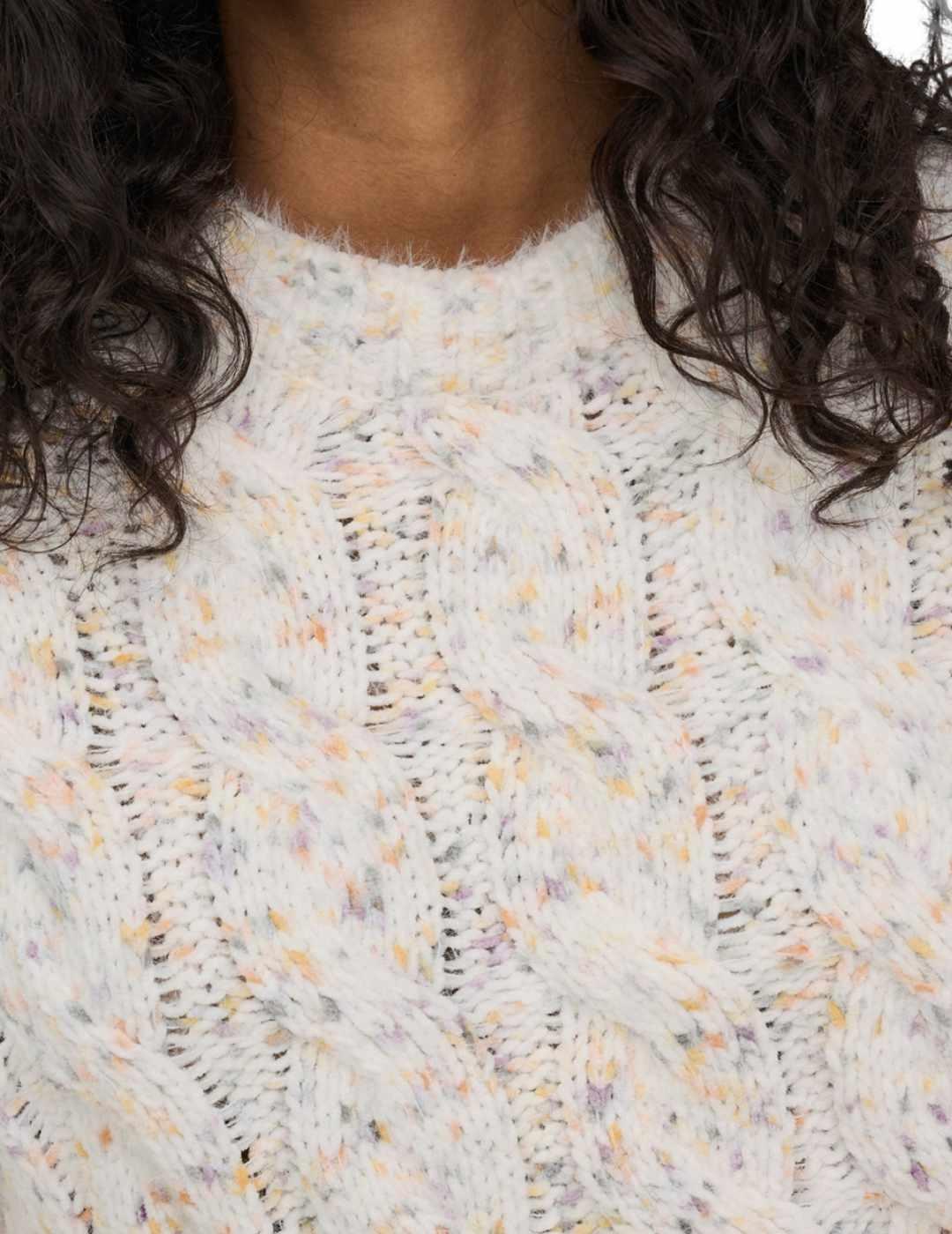 Jersey Only Tia de ochos blanco para mujer-b