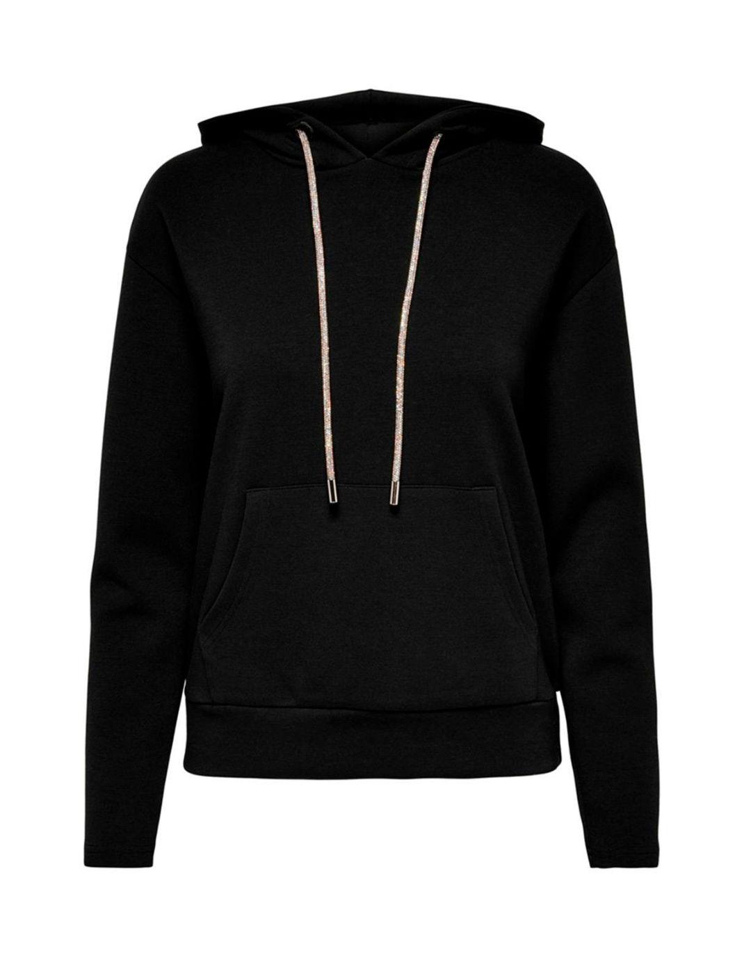 Sudadera Only New negra de mujer-b