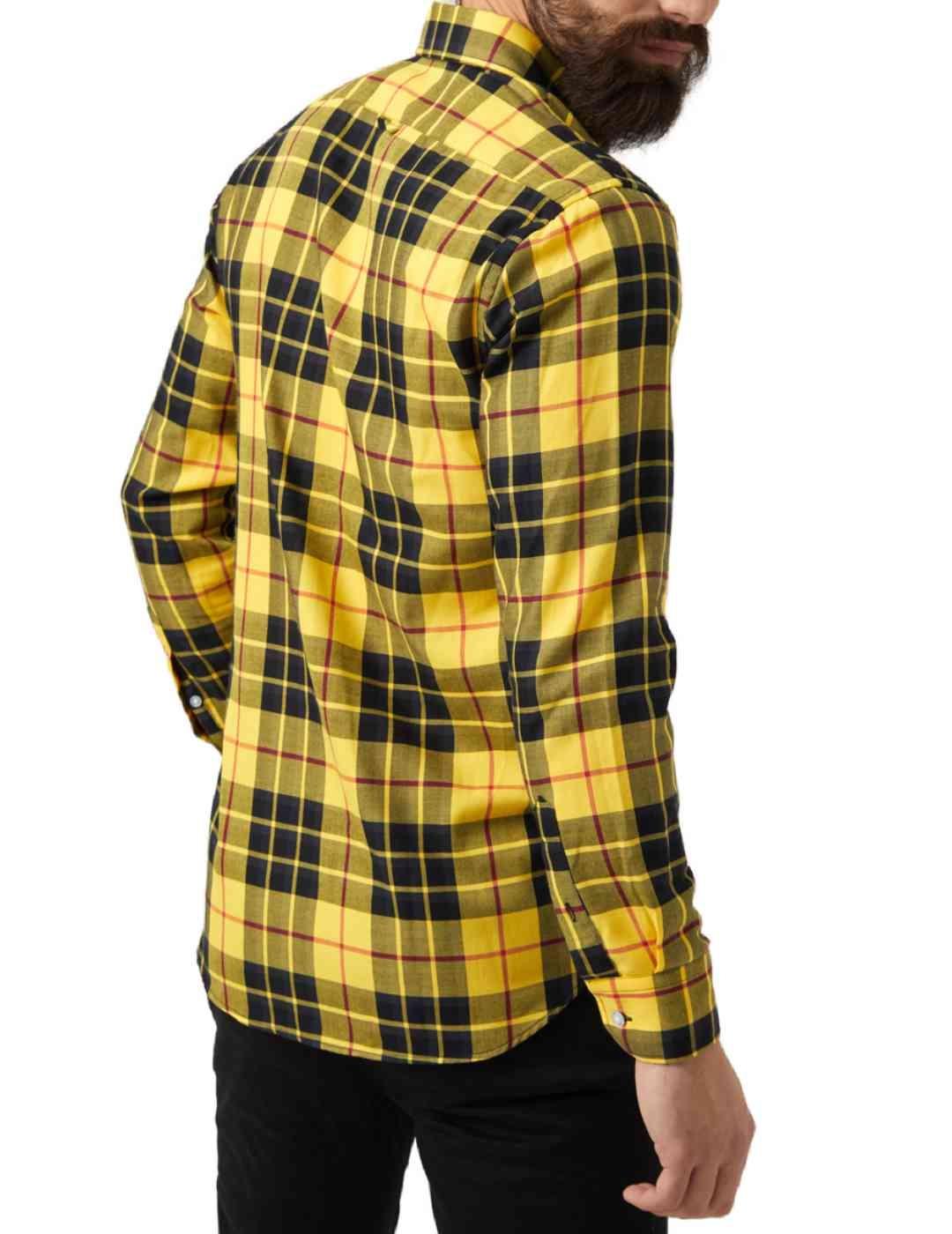 Camisa Altonadock amarilla para hombre -b