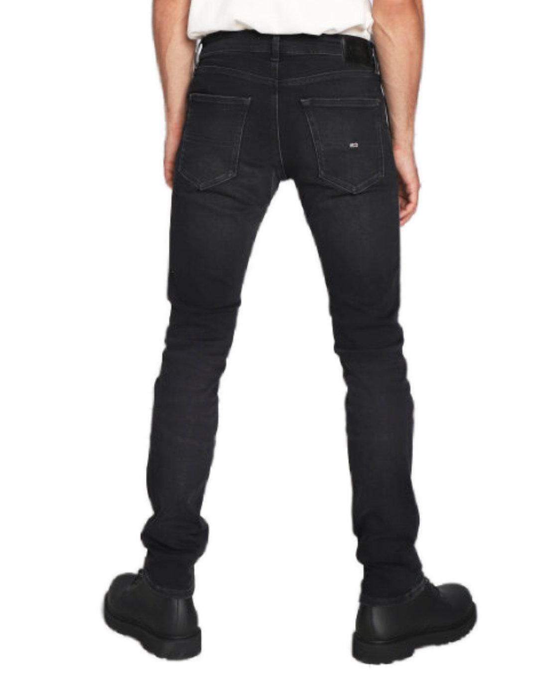 Vaquero Tommy Jeans scanton slim negro de hombre-b