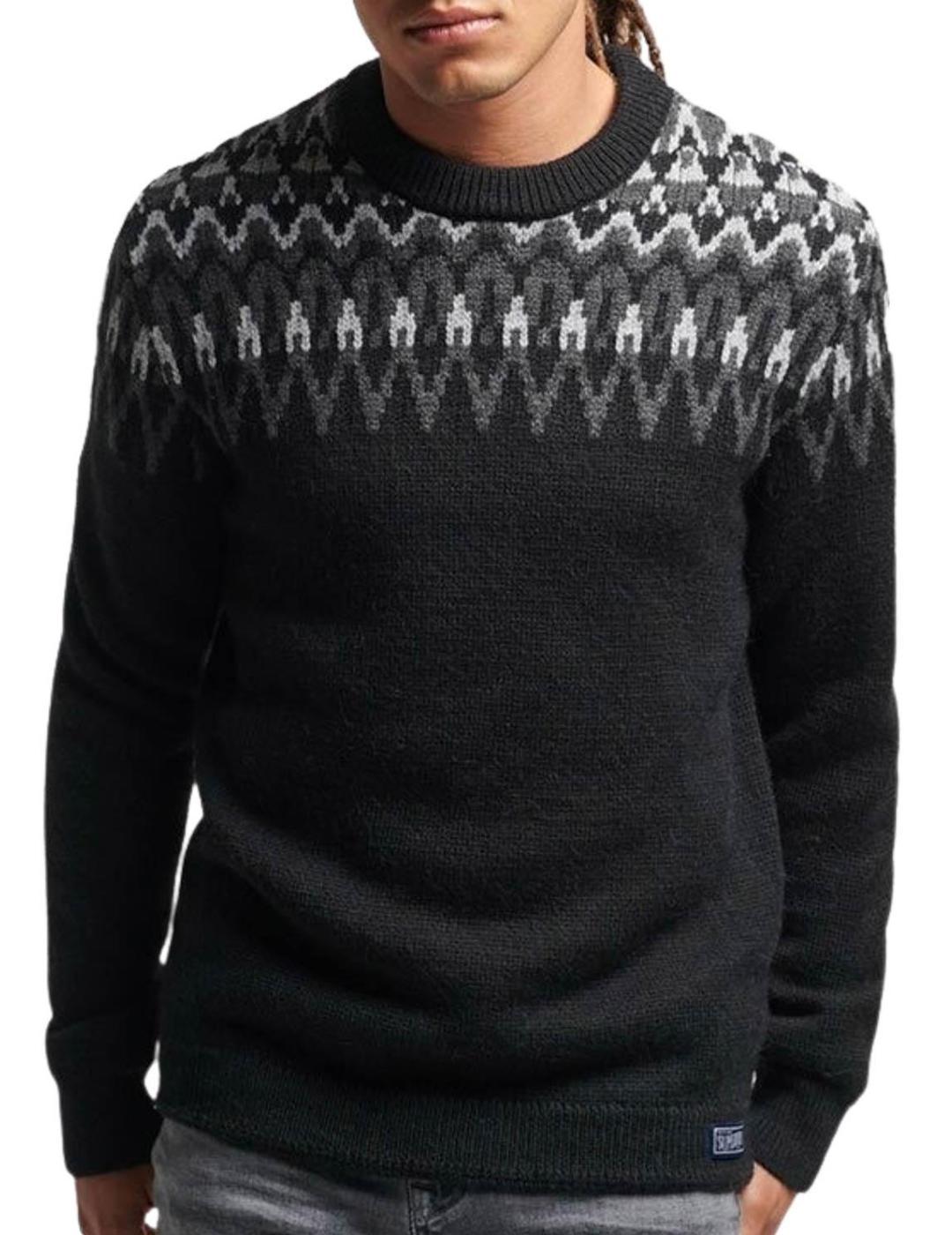 Jersey Superdry Vintage fairisle de hombre-b