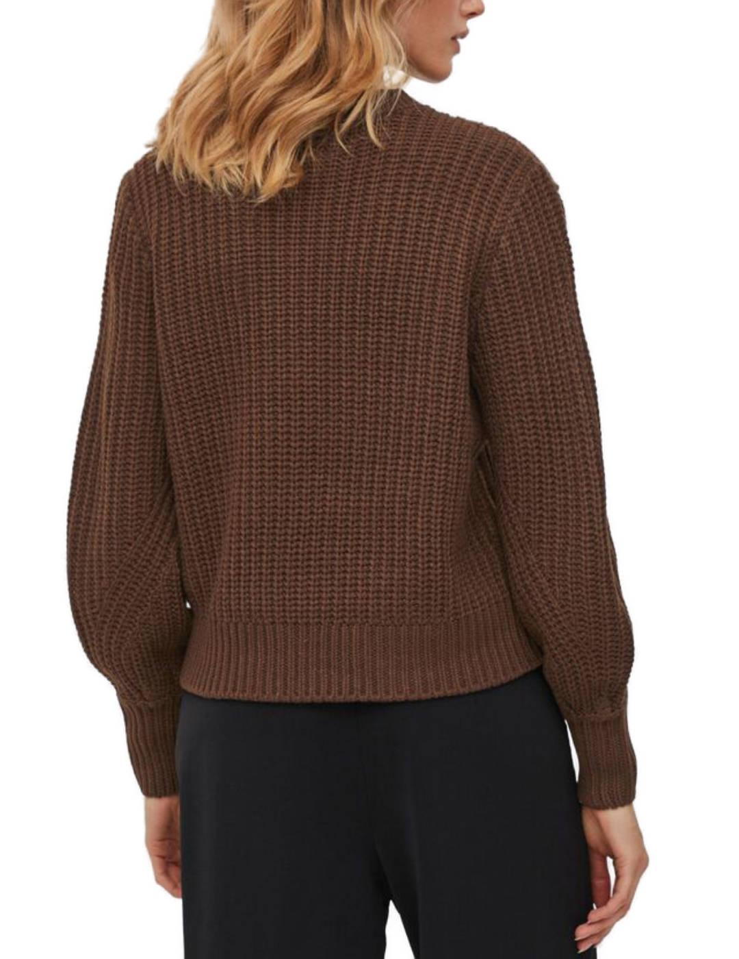 Jersey Vila Norila marron para mujer -b