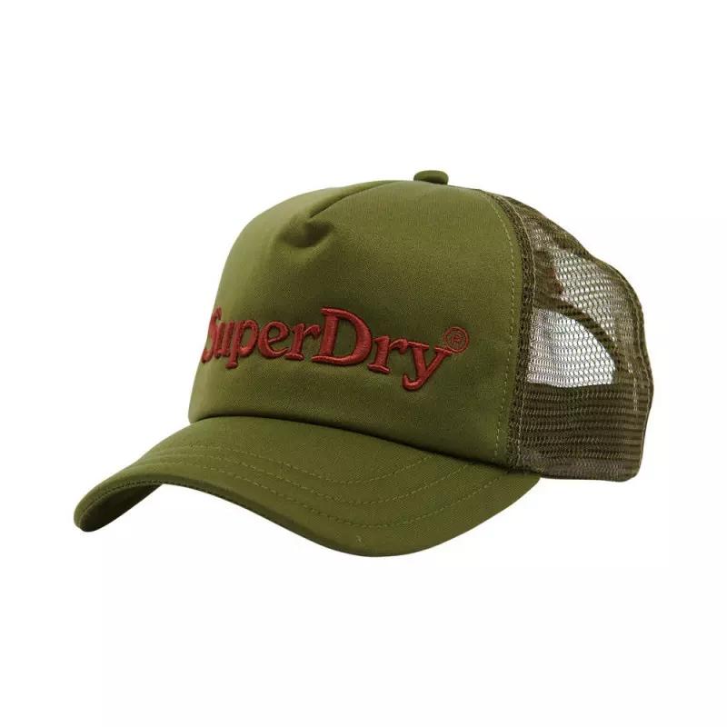 Gorra Superdry verde de hombre-b