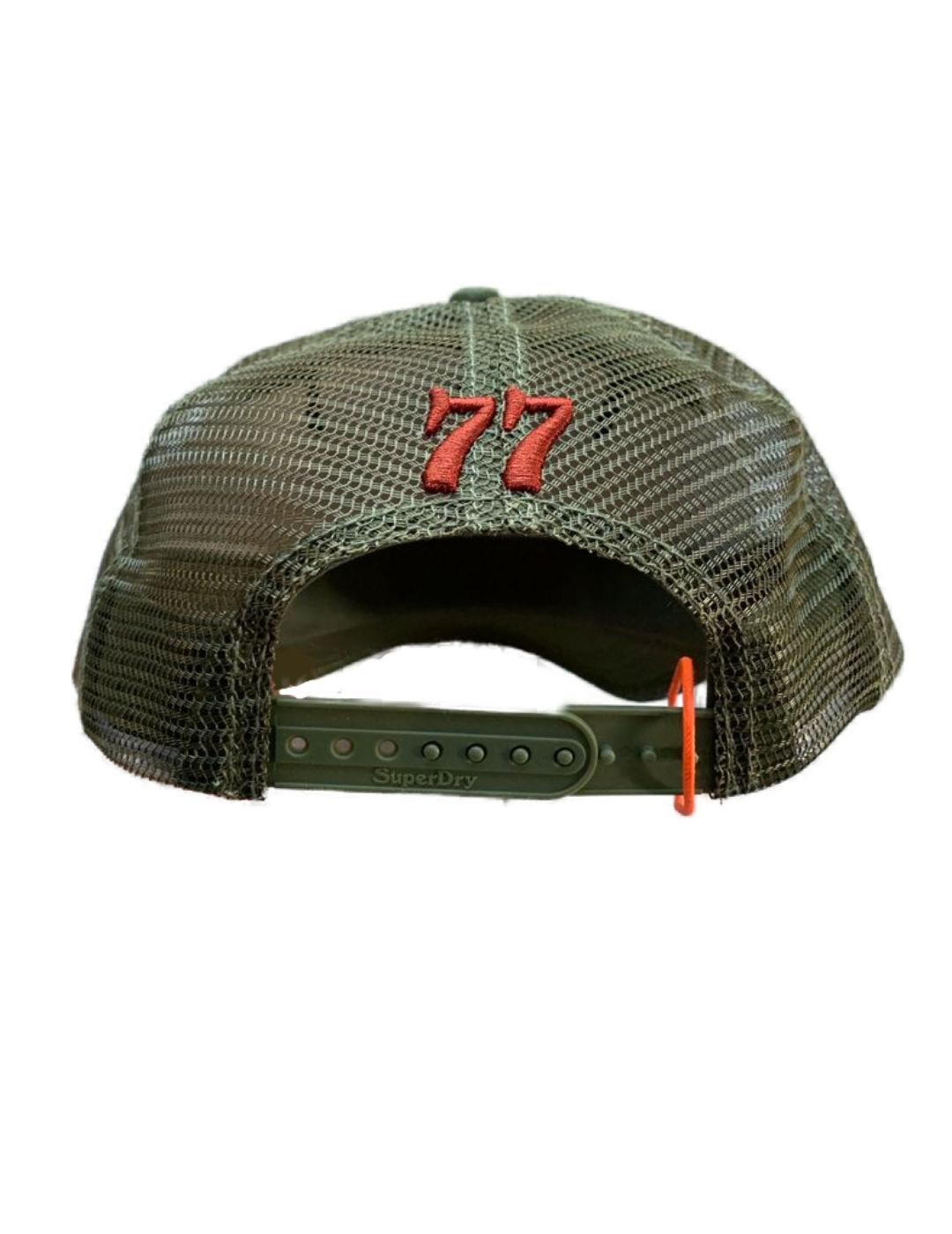 Gorra Superdry verde de hombre-b