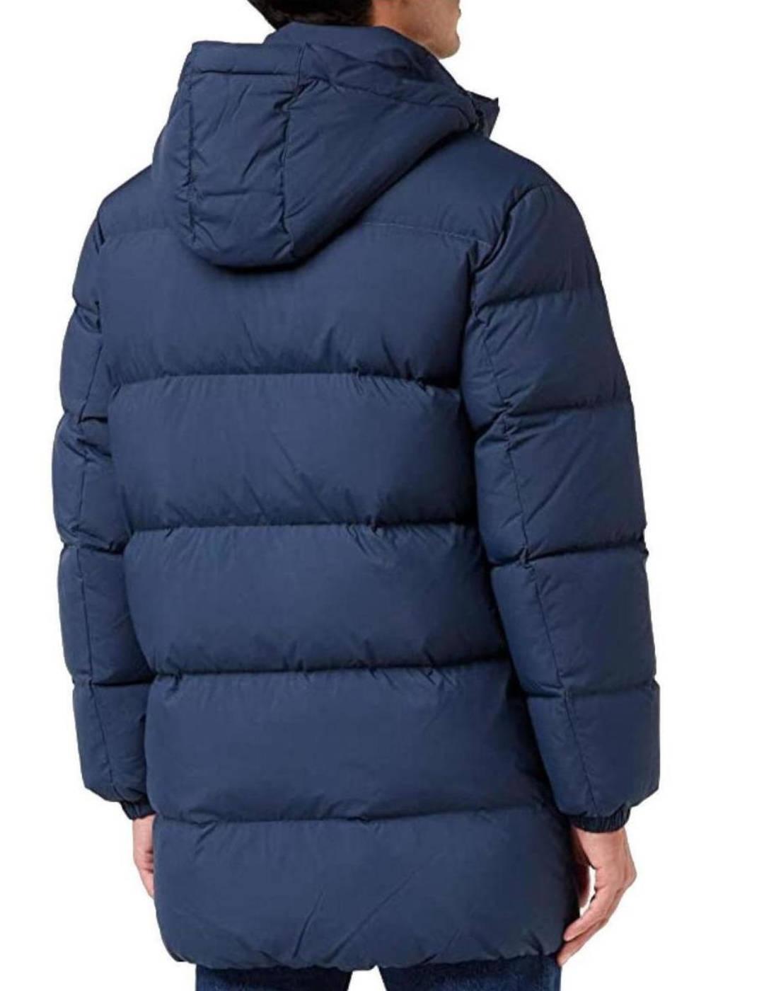 Parka Tommy Jeans essential down azul de hombre-b