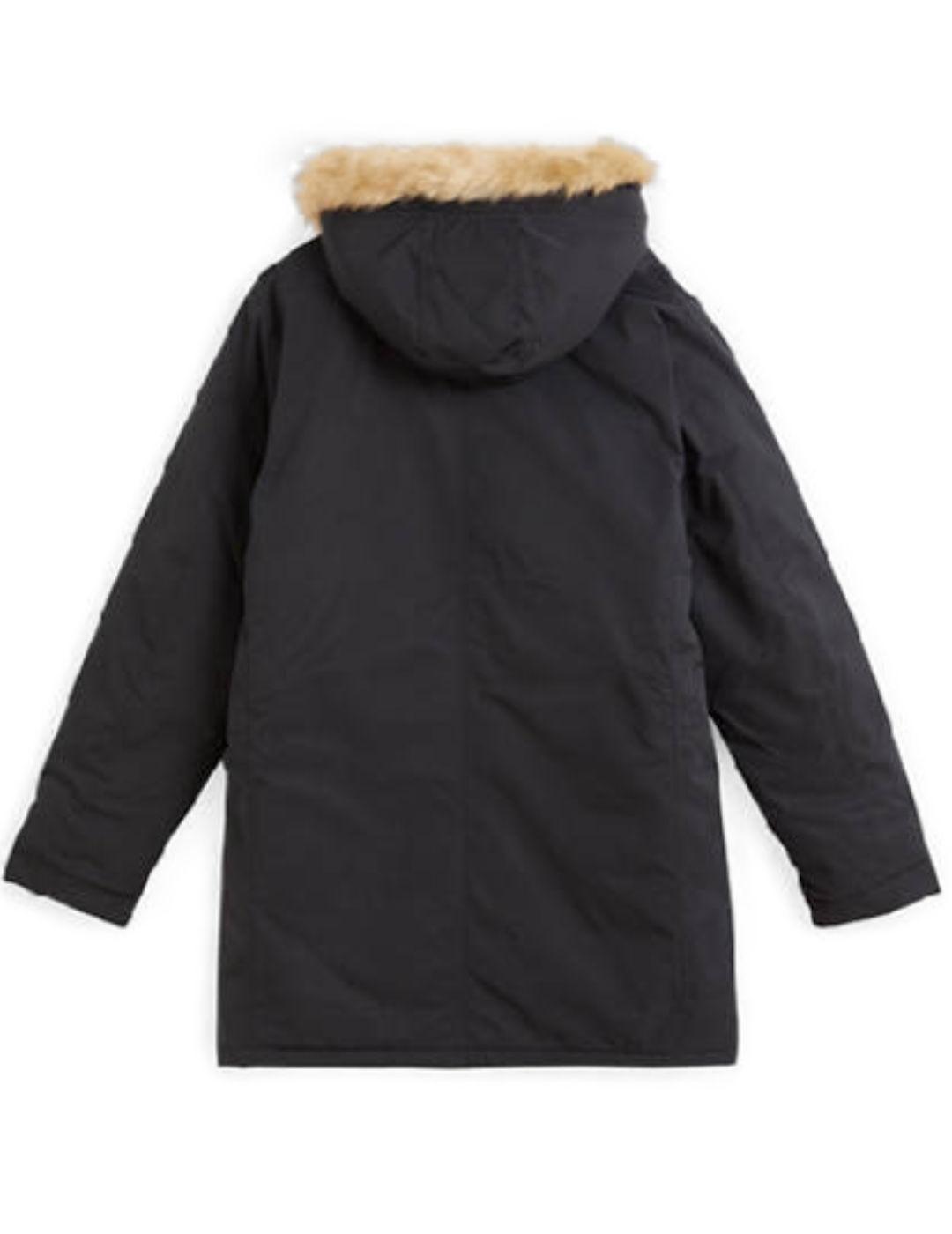 Parka Levis prescott negra para hombre-b