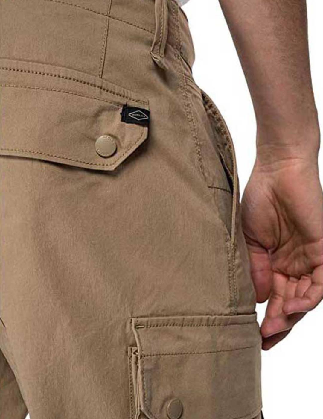 Pantalon Replay marrón para hombre -b