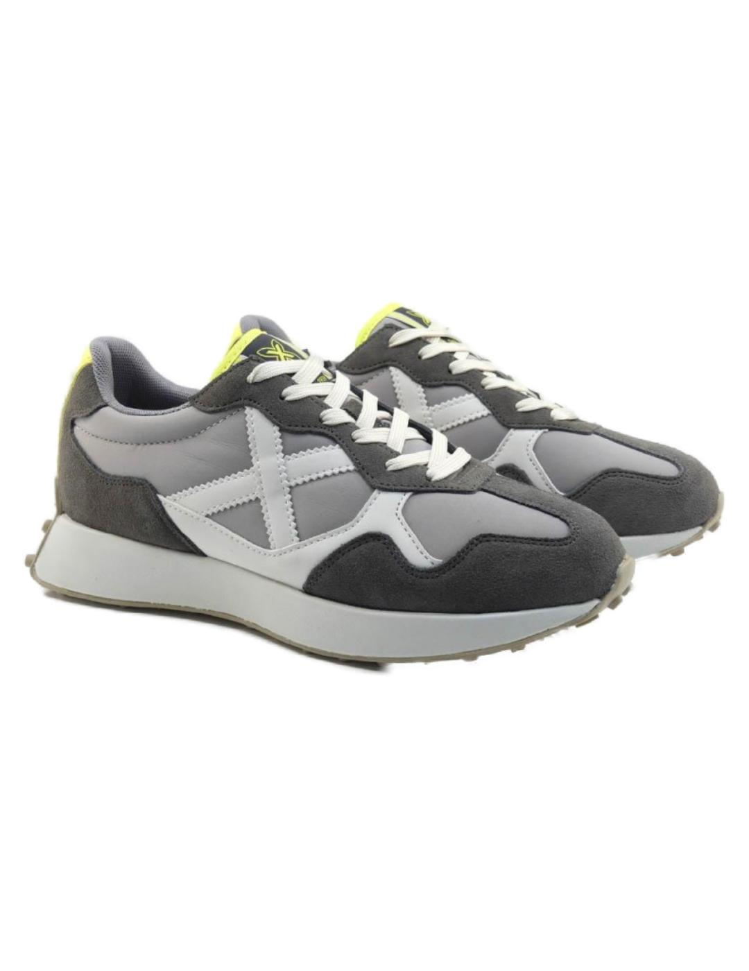 Zapatillas Munich Road gris para hombre-b