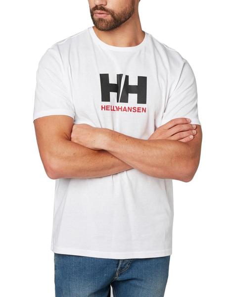 Camiseta Helly Hansen Logo blanca para hombre