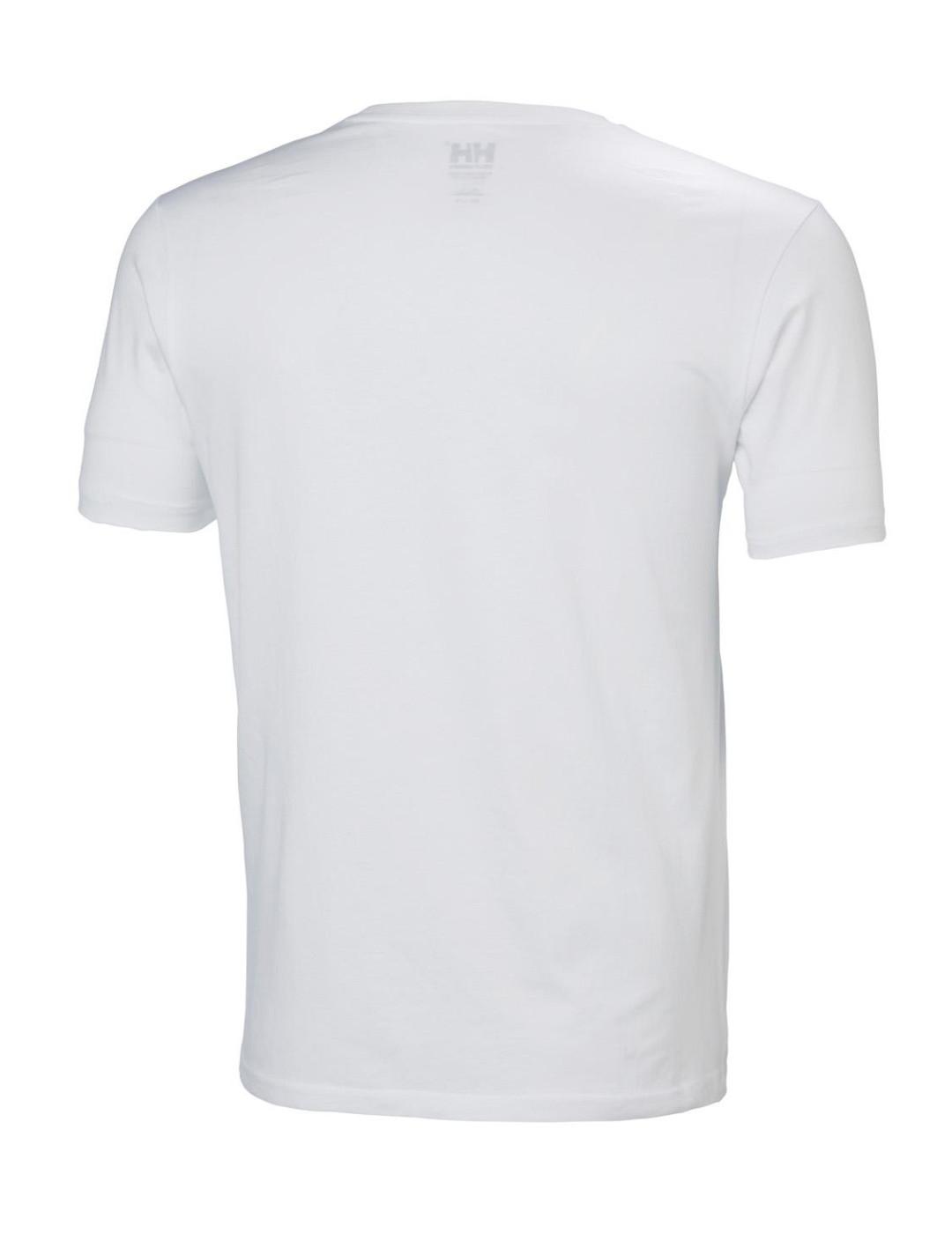 Camiseta Helly Hansen blanca para hombre-b