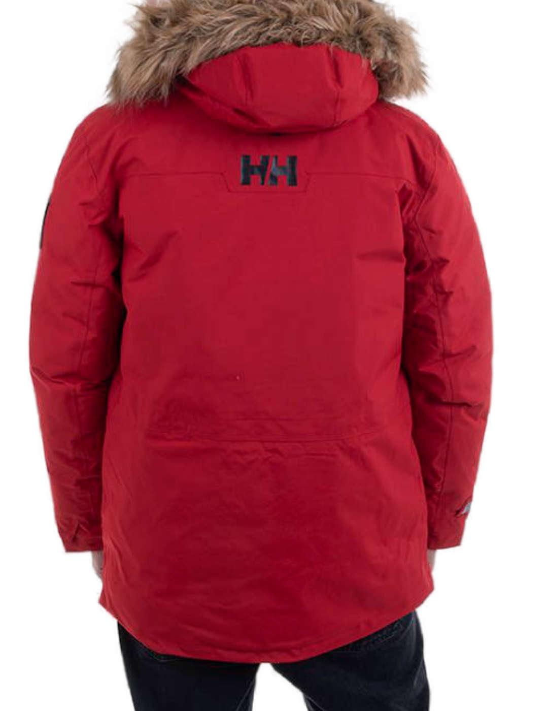 Parka Helly Hansen aislamiento roja para hombre-b