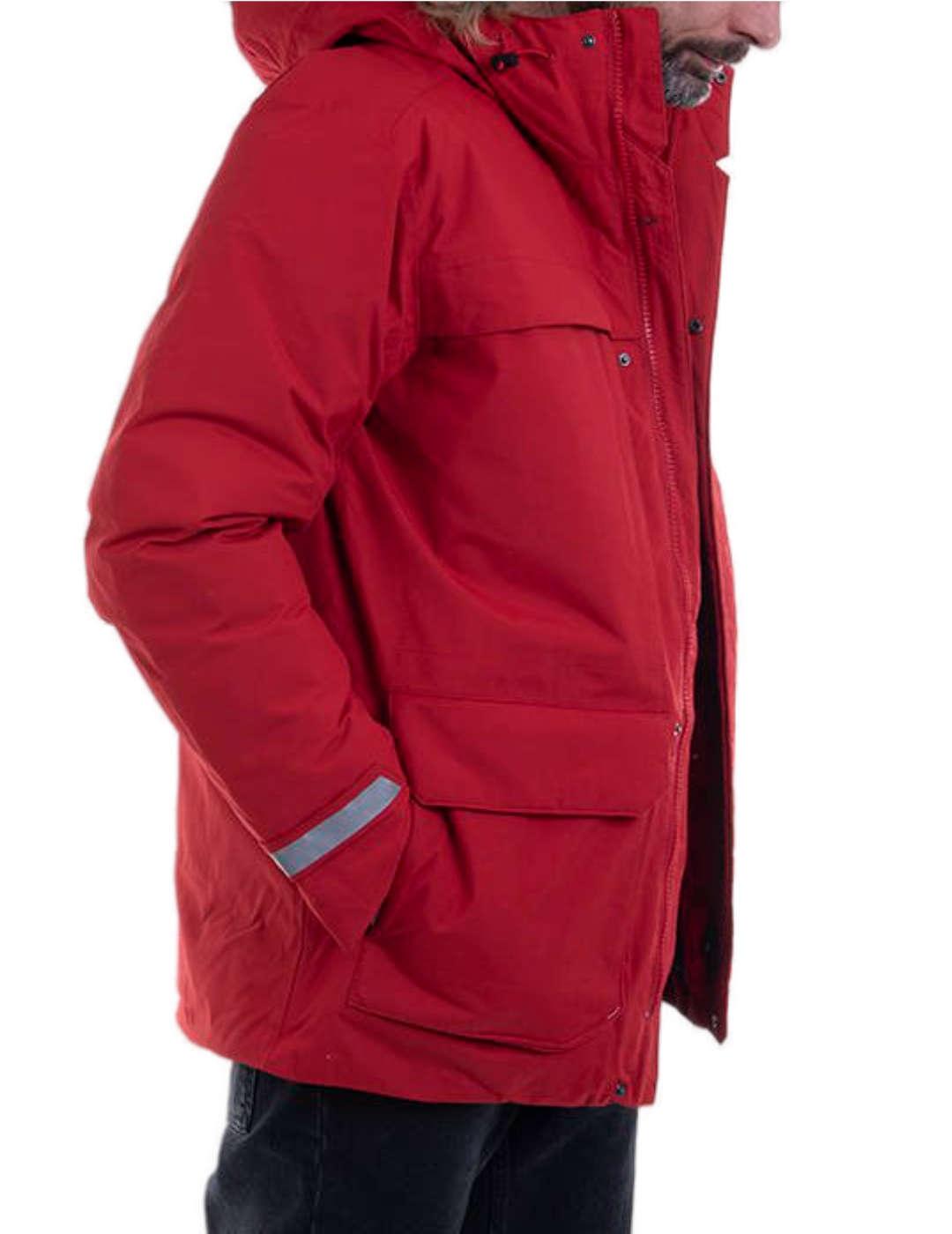 Parka Helly Hansen aislamiento roja para hombre-b