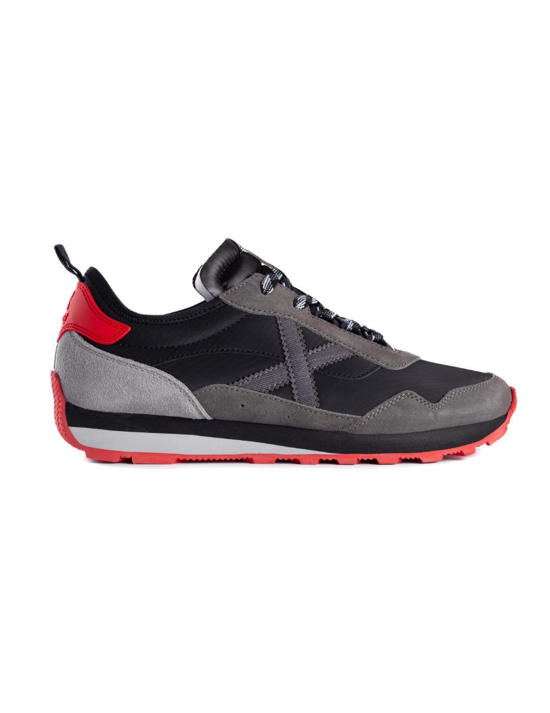 Zapatillas Munich Um gris/negro para hombre-b