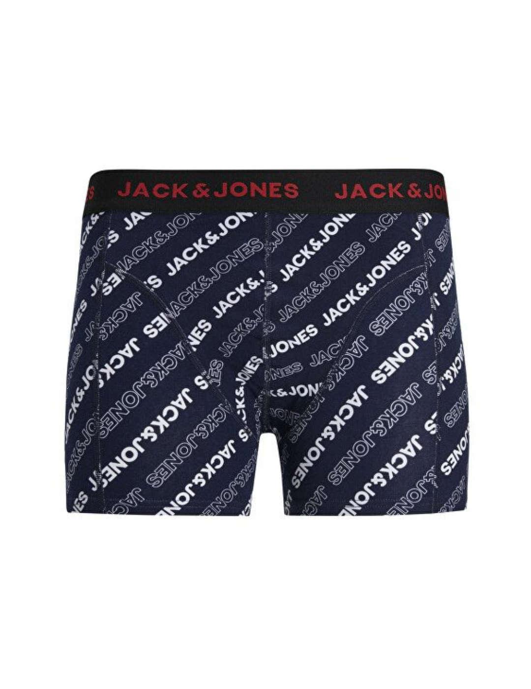 Pack triple boxer Jack & Jones marino hombre-b