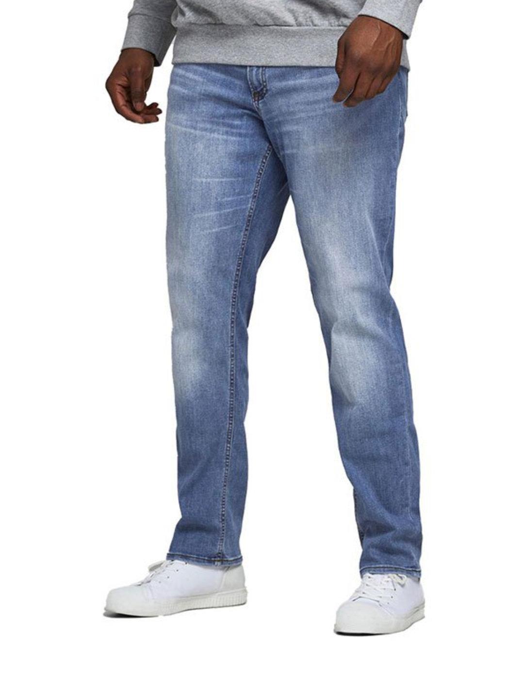 Pantalón vaquero Jack&Jones Glenn PLUS azul  para hombre