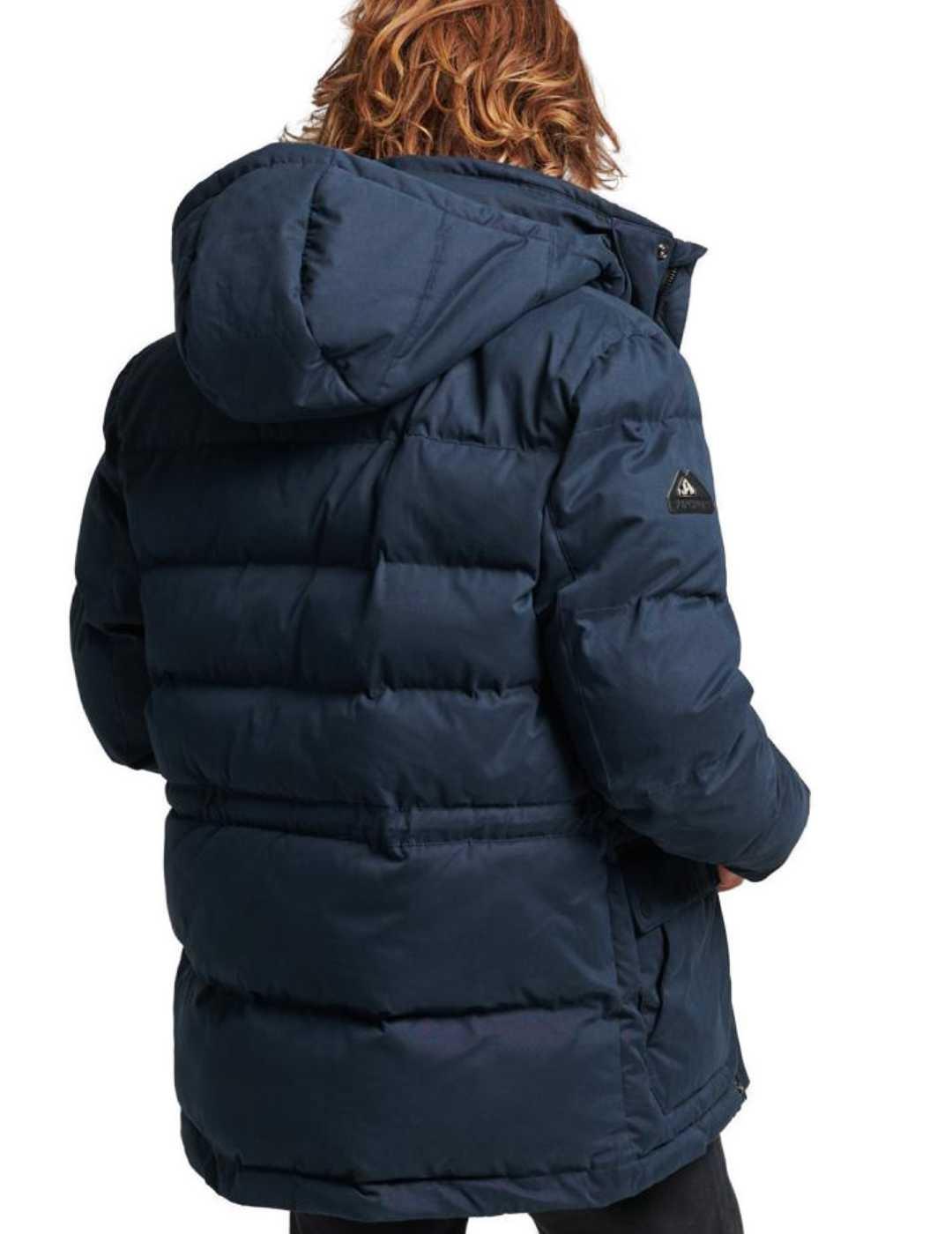 Parka Superdry Microfibre marino-b