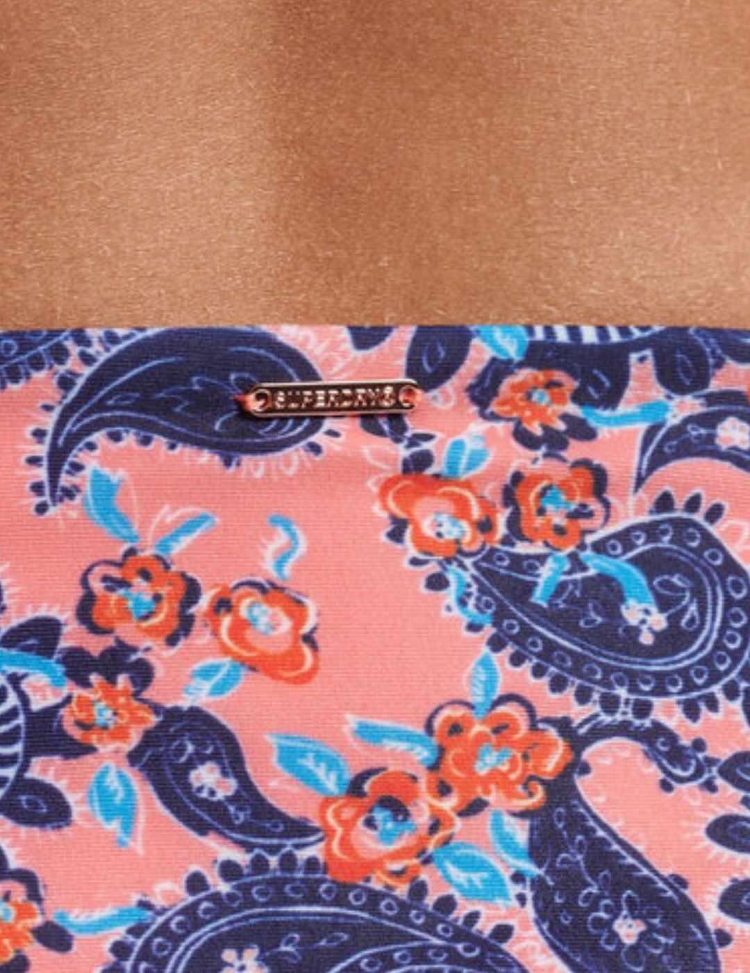 Bikini Superdry Surf marino/coral para mujer-a