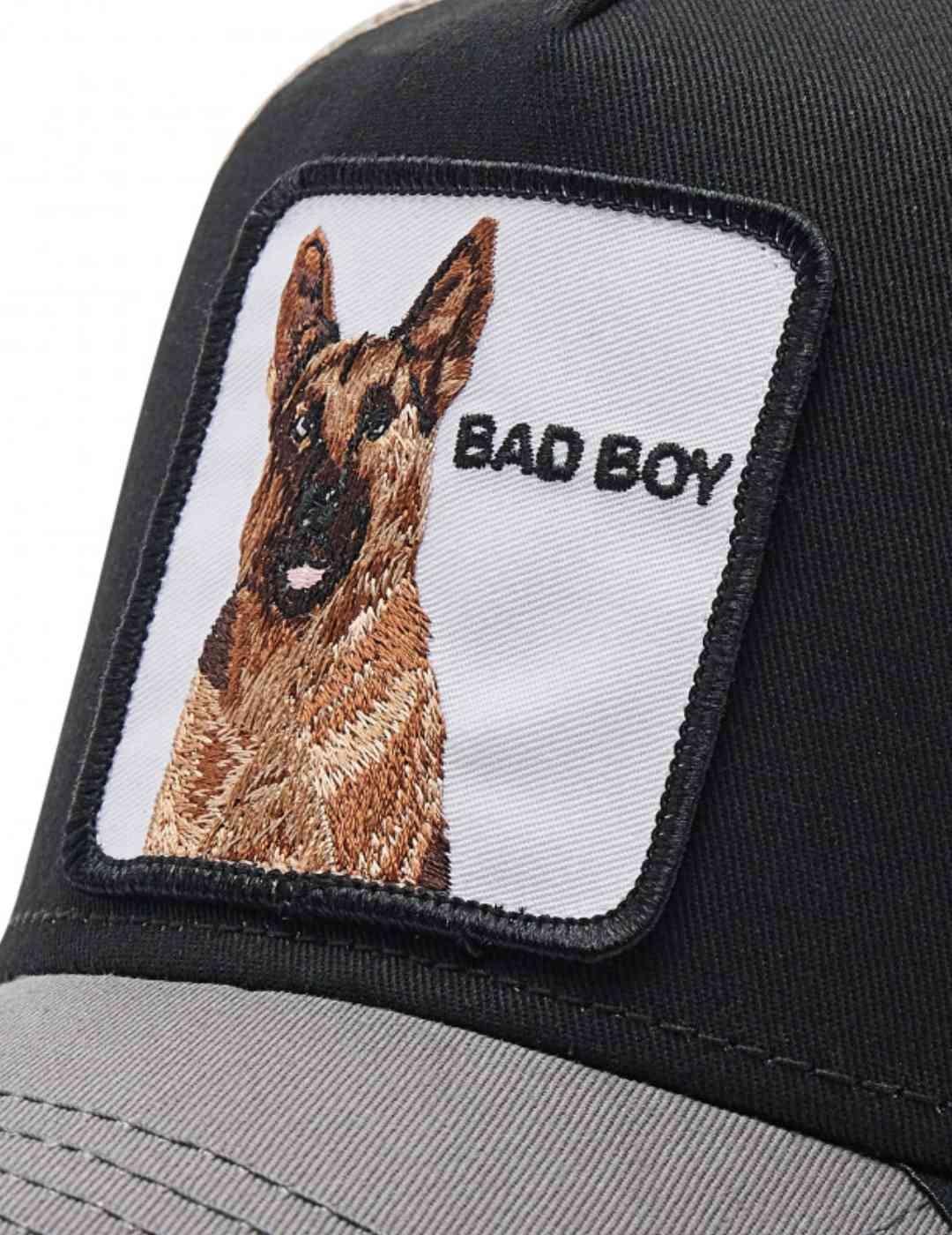 Gorra Goorin Bad boy negro/gris Pastor Aleman-b