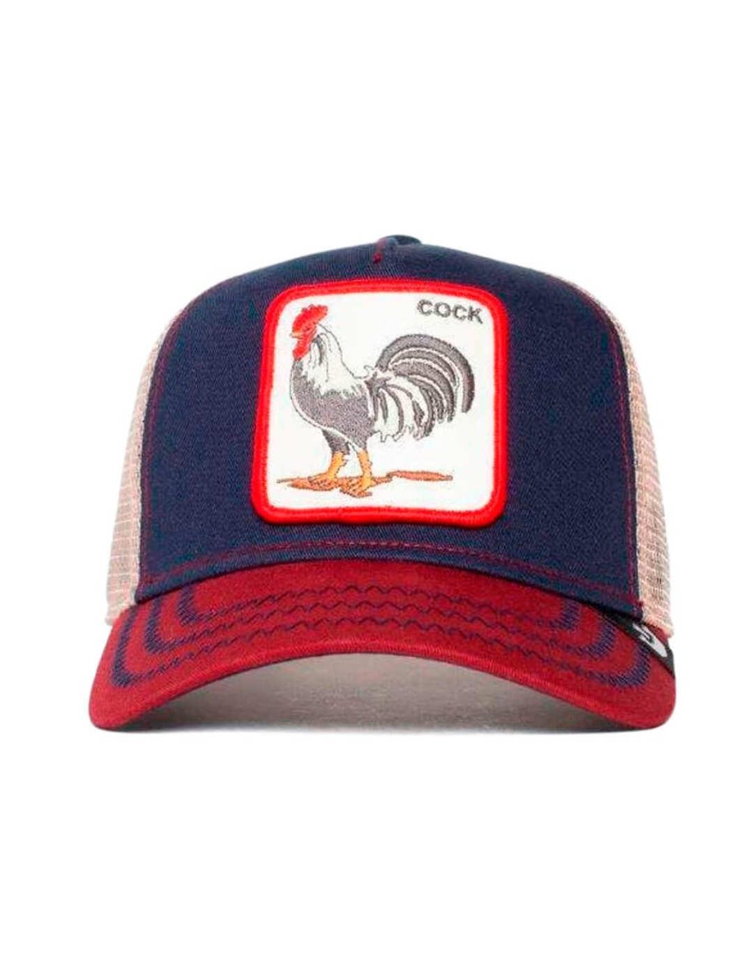 Gorra Goorin Cock marino/rojo gallo-b