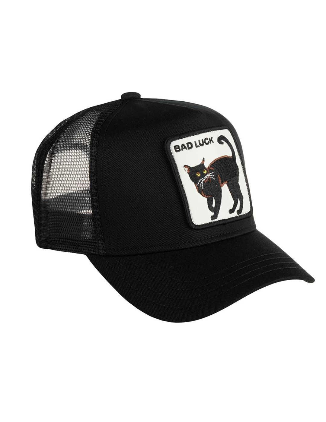 Gorra Goorin Bad Luck negra gato-b