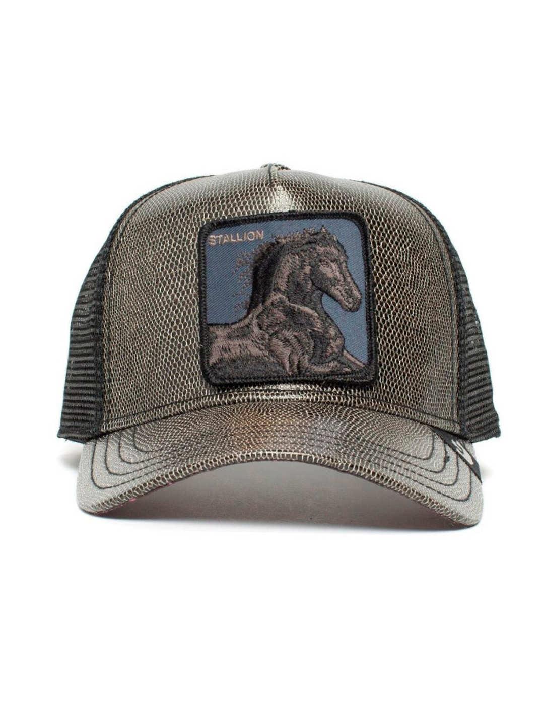Gorra Goorin Stallion serpiente negro caballo-b