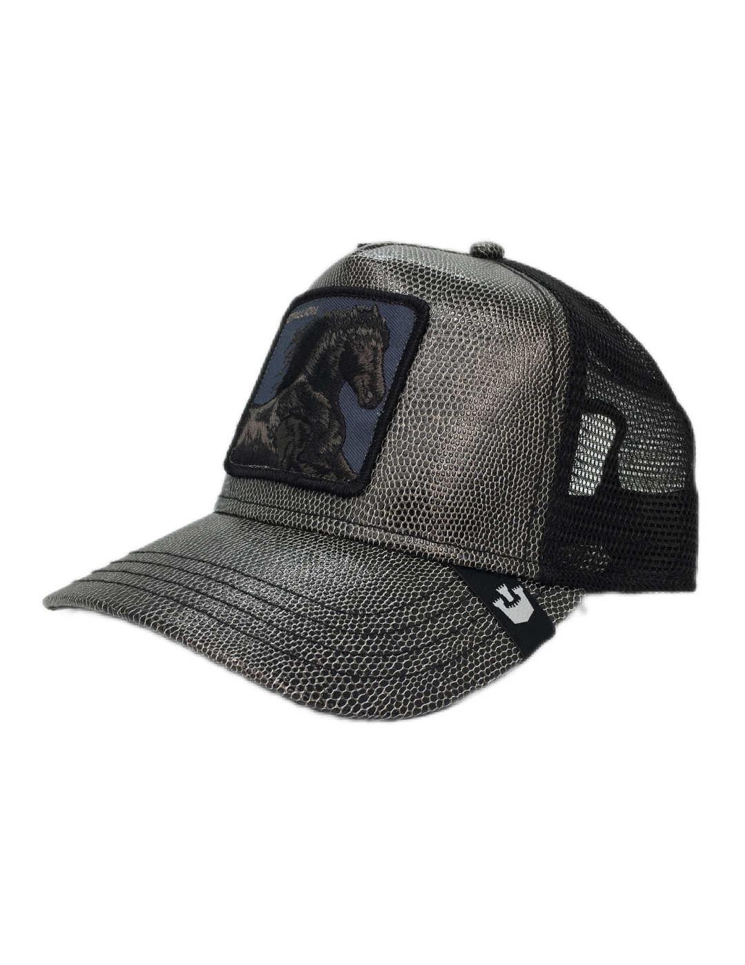 Gorra Goorin Stallion serpiente negro caballo-b