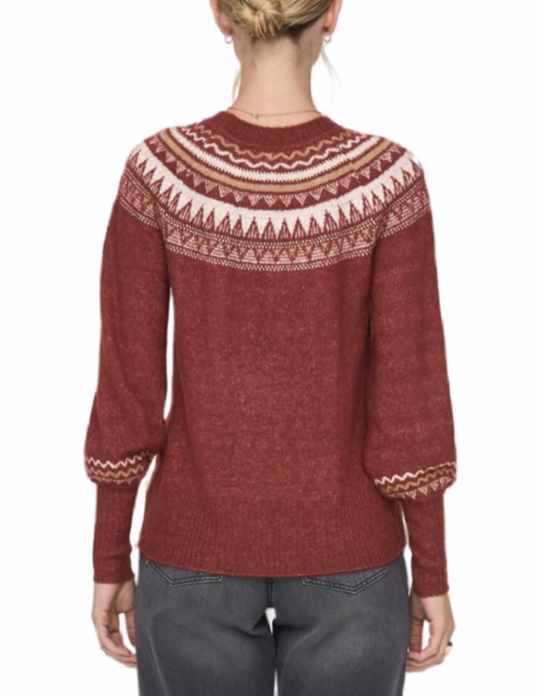 Jersey Only Lona rojo para mujer -b